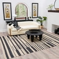 thumbnail image 2 of Hauteloom James Wool Living Room, Bedroom Area Rug - Southwestern - Black White - 8' x 10', 2 of 6