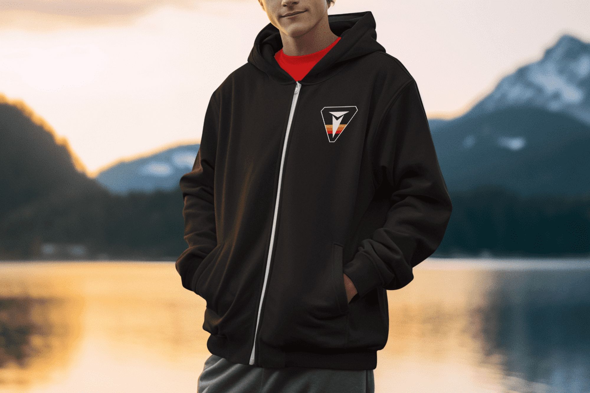 Toyota TRD Retro Vintage Badge Zip-Up Hoodie