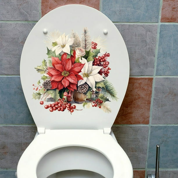 pstuiky Fundas para sillas de comedor navideñas fundas para respaldo de silla protectores de silla extraíbles y lavables para Navidad hogar y cocina.