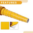thumbnail image 6 of Unique Bargains Matte Yellow Protective Car Wrap Film 152x31cm 5.5mil Polyvinyl Chloride 1 Pc Universal, 6 of 7