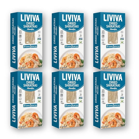 LIVIVA Dried Shirataki Noodles - 6 Pk.