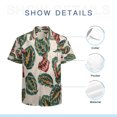thumbnail image 7 of High Quality Hawaiian Shirts for Men Short Sleeve Aloha Beach Shirt Floral Summer Casual Button Down Shirts Blouses 35Y4WI, 7 of 7