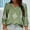 Green, variant on Aloohaidyvio Long Sleeve Tops,Women's Fashion Printed Fashion Printed 3/4 Sleeve V-neck Top