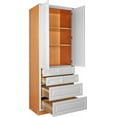 thumbnail image 2 of Maplevilles Cabinetry Pdc3693 Inset 36" Wide X 93" Tall Double Door Tall Or Pantry Cabinet, 2 of 7