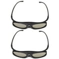 thumbnail image 3 of 3D Active Shutter Glasses, 3D Projector Glasses 2Pcs Widely Compatible 144Hz with USB Charging Cable for 3D Movie, 3 of 7