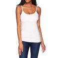 thumbnail image 1 of Camisola básica de tirantes con sujetador incorporado para mujer, ligera, deportiva, para el hogar, elástica, 1 of 7