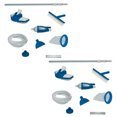 thumbnail image 1 of Intex Deluxe Pool Maintenance Kit w/ Vacuum & Pole for Minimum 800 GPH (2 Pack), 1 of 12