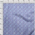 thumbnail image 2 of oneOone Cotton Cambric Bluish Violet Fabric Check Fabric For Sewing Printed Craft Fabric By The Yard 56 Inch Wide, 2 of 4