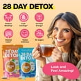 thumbnail image 3 of Skinny Boost - Detox Power Kit-1 - Daytime Tea (28 Bags)1 Evening Detox Tea (14 Bags) & 1 SUGAR FREE Apple Cider Vinegar Gummies (60 Vegan Gummies), Supports Detox & Cleanse-Non GMO, Vegan, 3 of 7