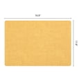 thumbnail image 6 of Placemats Set of 6 Leather Placemats for Kitchen Table Decor Washable Heat Resistant Table Place Mats Lemon Yellow 16.9x11.8inch, 6 of 6