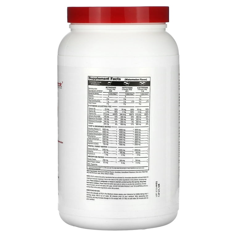 Metabolic Nutrition PSP Pump (Watermelon - 42 Servings