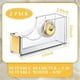 thumbnail image 3 of 2 Pieces Acrylic Office Tape Dispenser Transparent Gold Tape Dispenser Tape Holder Packing Tape Dis, 3 of 5