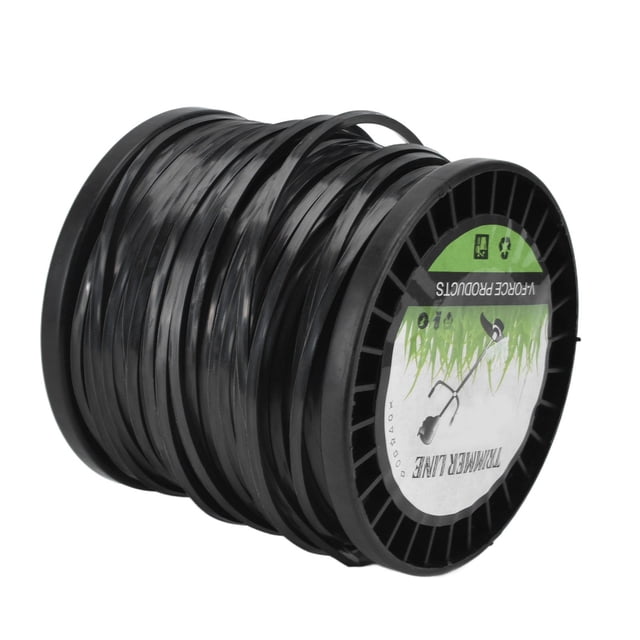 String Trimmer Line, Black Trimmer Line Black High Cutting Efficiency Exquisite Craftsmanship Low Noise 3.3mm Round for Most Lawn Mowers for Farm 30m,50m