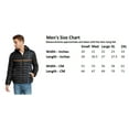 thumbnail image 5 of 9 Crowns Men's Lightweight Puffer Puffy Jacket (Blue/Camo, XX-Large), 5 of 5