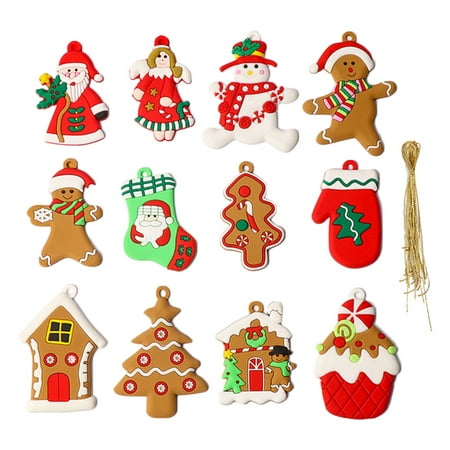 

Creative Christmas Tree Pendant Lightweight Eco-friendly for Home New Year Decor