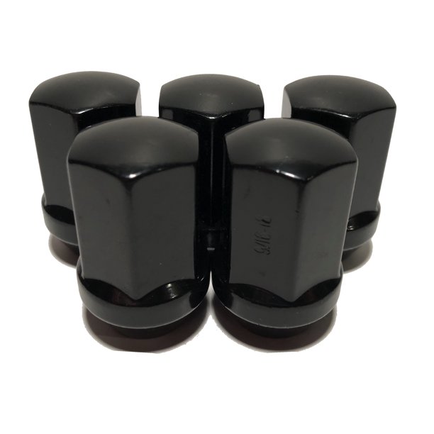 5 BLACK 9/16 Dodge OEM Lug Nuts Ram 1500 Durango Dakota Raider Factory ...