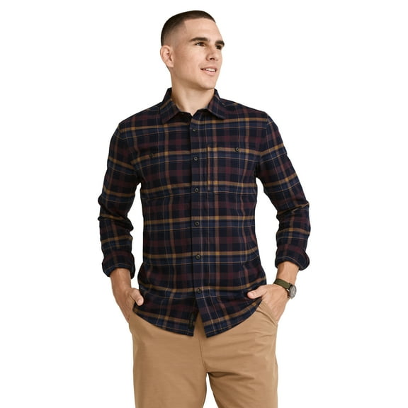 Jockey Outdoors Men's Slim Fit Flannel Field Shirt