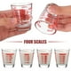 thumbnail image 2 of 8 tazas medidoras, vasos para espresso, vasos de vidrio transparente graduado, vasos medidores pequeños, tazas de onzas, tazas medidoras para hornear de 30 ml, 2 of 7