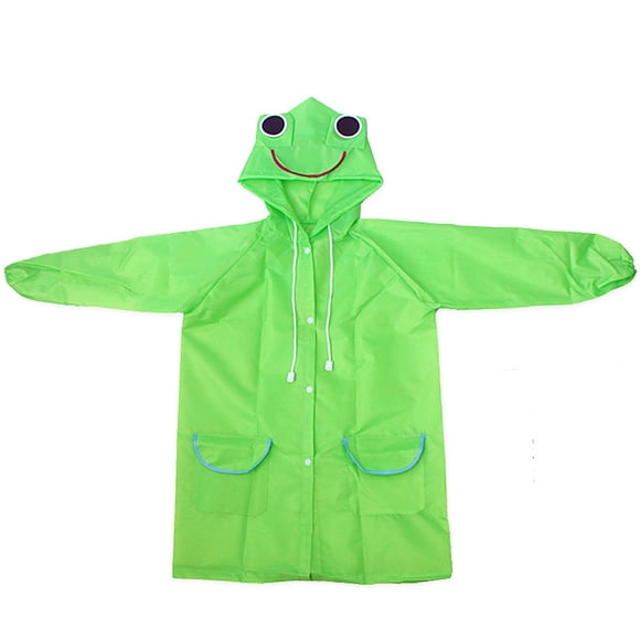 Product Category Girls Rain Wear Raincoat Hooded Cartoon Toddler Lightweight Jacket for Rainy Day Use