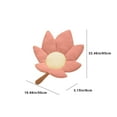 thumbnail image 3 of Kabnic Maple Leaf Shaped Chair Cushion Seat Cushion Round Thicken Chair Pad Floor Pillow Cushion for Chair Living Room Balcony Office Sofa Pink, 3 of 7