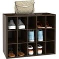 thumbnail image 3 of ClosetMaid 8929 Stackable 15-Cube Organizer, Espresso, 3 of 7
