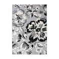 thumbnail image 2 of World Rug Gallery Modern Floral Design Gray 6'6" x 9' Area Rug, 2 of 7