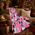 thumbnail image 3 of Cheerful French Bulldog Hearts Pattern, Playful Pet Portrait Pattern, Warm Flannel Blanket for Living Room and Reading Nook, Dog Lovers Friendship Gift, Pet Lover Home Decor, 3 of 9