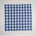 thumbnail image 5 of Fingercraft Dinner Cloth Napkins, Everyday Use, Soft and Well Absorbent Cotton Buffalo Plaid Table Napkins, 12 Pack, 20x20 Blue and White, 5 of 6
