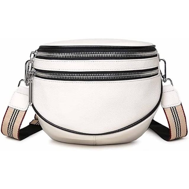 Bolso bandolera Cinturón ancho para mujer, riñonera Bolso de cuero para mujer, Bolso pequeño con cremallera y correa para el hombro desmontable, Bolso colgante para teléfono móvil para mujer