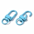 thumbnail image 6 of 10pcs Spray Painted Alloy Swivel Snap Hooks Clasps Cadmium Free & Nickel Free & Lead Free Mixed color 33.5x12.5x5mm Hole: 5x9mm, 6 of 6