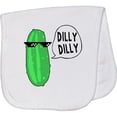 thumbnail image 2 of Inktastic Dilly Dilly Chill Dill Baby Burp Cloth, 2 of 3