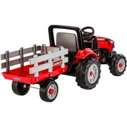 Peg Perego Case IH جرار وجرافة دواسة مقطورة