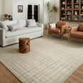 thumbnail image 4 of Chris Loves Julia x Loloi Polly Plaid Antique/Mist 9'-3" x 13' Area Rug, 4 of 6