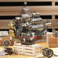 thumbnail image 5 of Queen Anne's Revenge Pirate Ship Model Kit, 3d Water Ship Model Making Kit, Diy Craft Kit High 3d Jigsaw Puzzle For The Whole Family!, 5 of 5