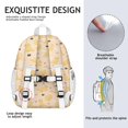thumbnail image 5 of Golden Retriever Backpack for School,Cute School Bag,Schoolbag with Adjustable Shoulder Straps & Padded Back,15"x11.42"x5.5", 5 of 6