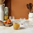 thumbnail image 3 of Denmark Tools for Cooks 12 oz. Gold Rim Glass Whiskey Lowball Drinking Glasses, Set of 4, 3 of 6