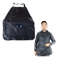 thumbnail image 1 of Mandil Tela Repelente Barbero Estilista Negro Liso MAT, 1 of 10