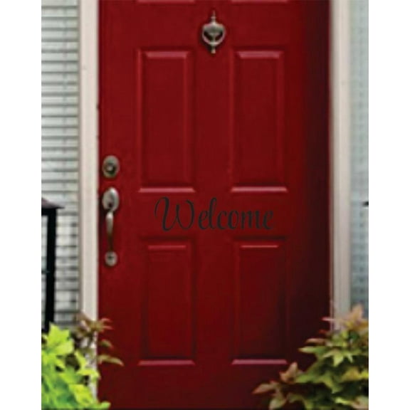 Personalized Name Vinyl Decal Sticker Custom Initial Wall Art Personalization Decor Sticker Welcome Sign Door 4 Inches X 12 Inches