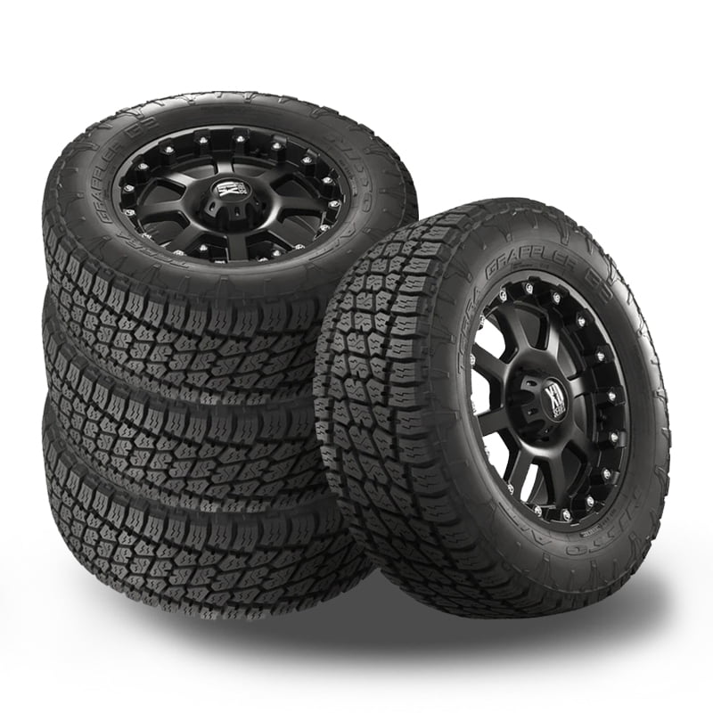 Set of 4 Nitto Terra Grappler G2 235/80R17 120/117R All Terrain Tires 50K Mile