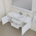 thumbnail image 7 of Alya Bath Paterno 60" Wood Single Wall Mounted Bathroom Vanity in White, 7 of 7