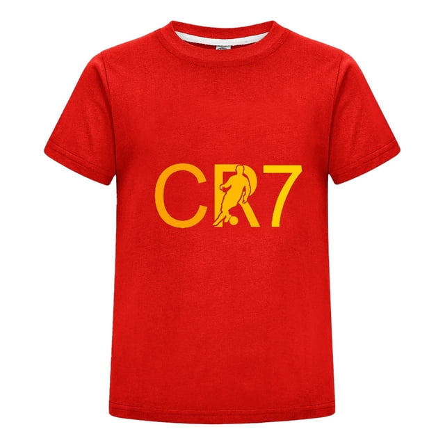 Camiseta Infantil CR7 de Verano | Estilo Futbol con Estampado