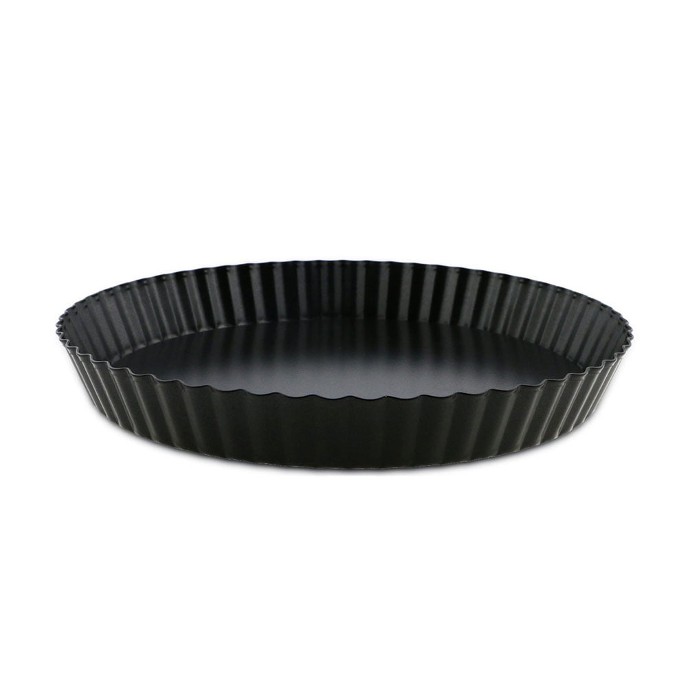 9 Inch Tray Carbon Steel Non Stick Pie Cake Mold Baking Tool Baking Mould Pan Non Stick Pizza Pan Quiche Pan With Removable Bottom Removable Loose Bottom Quiche Pan Tart Pie Pan Walmart Com
