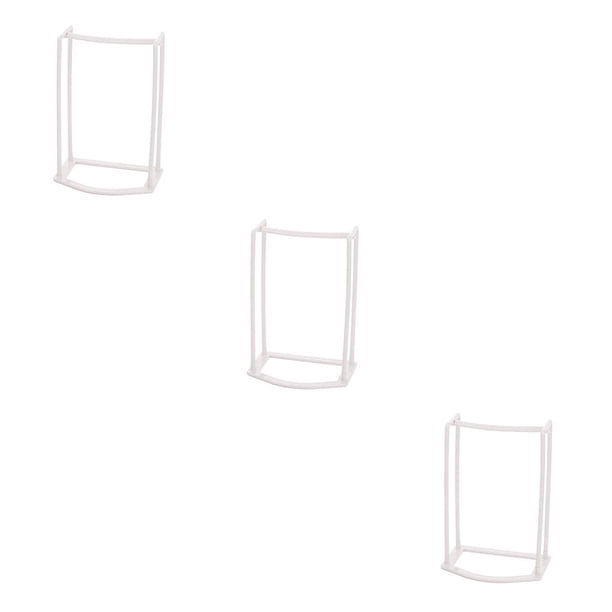 Wosthever Percha Soporte de almacenamiento Compañero Soporte Estante de acabado Ropa portátil Organizador de ahorro de espacio Baño Dormitorio Blanco Type5 NO5 Wosthever CBP075880