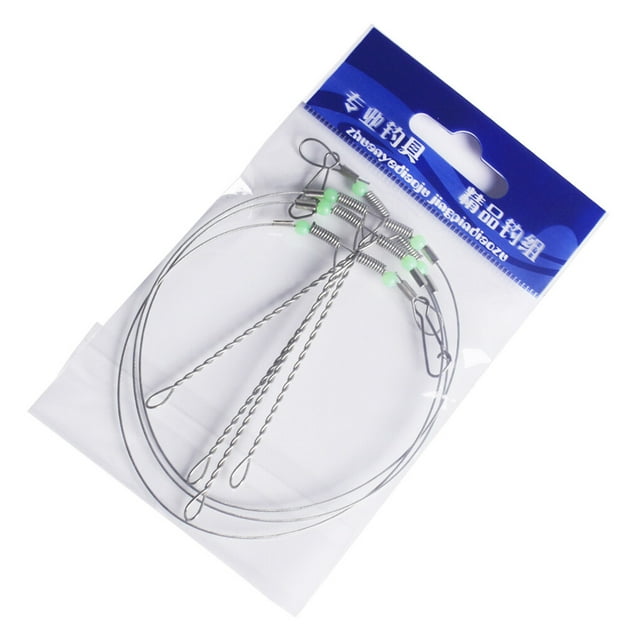 Stainless Steel Fishing Rigs Wire Leader Rope Line Fishing Fishing Leader Leader Swivel String Hooks Balance Bracket Fishing Tackle Accessorie