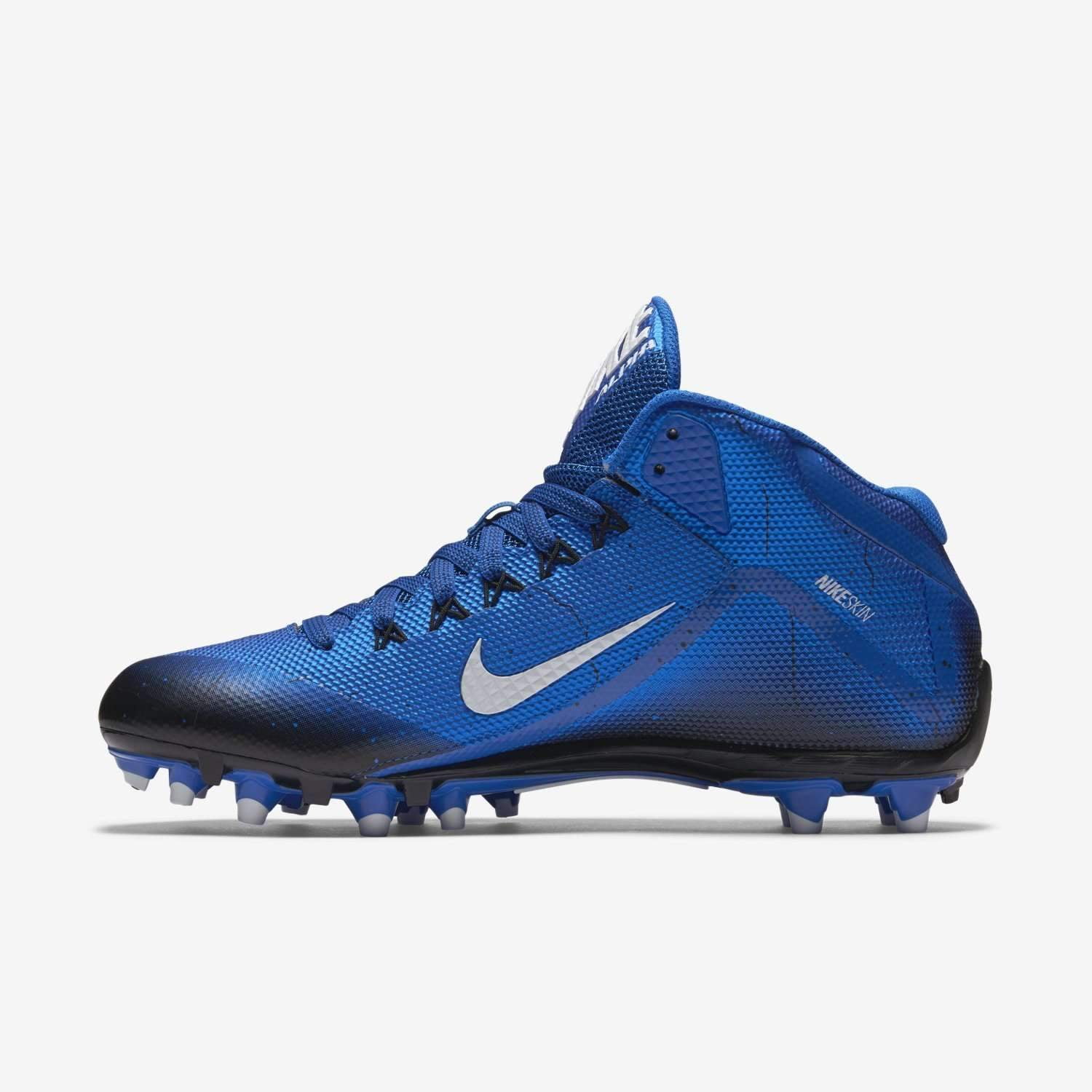 Men s Nike Alpha Pro 2 3 4 TD Football Cleat 719927 100 10.5 D M US White Black Walmart