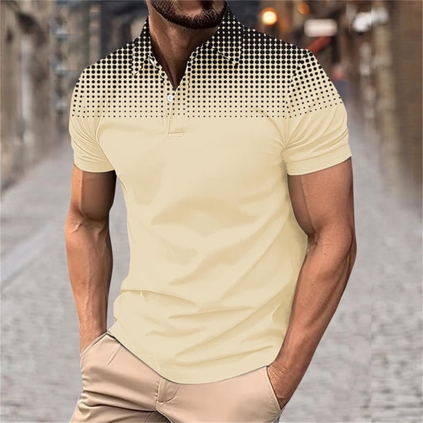 Ceisia Men's Loose Fit Short Sleeve T-Shirt Stylish Multi-Pattern Design Spring Summer Shirt Gift
