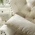 thumbnail image 3 of Home Soft Things Milliken Plush Throw Pillow Covers 2 Piece Set - Oatmeal - 14" x 26", 3 of 4