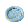 thumbnail image 4 of Almohadilla para dormir para mascotas pequeñas, casa conejillo de indias, estera tipo nido para conejos erizo, Chinchilla Azul L jinwen Almohadilla para nido para dormir, 4 of 8