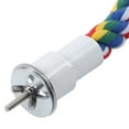 thumbnail image 4 of Spiral Rope, Soft Handmade Bird Rope Perch Brightly Colored  For Chewing For Parrots Playing For Preening, 4 of 8