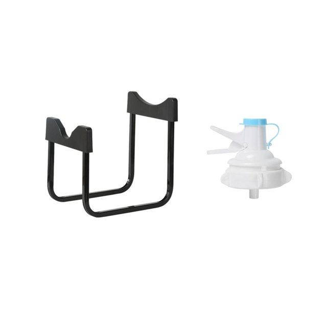 Soporte para botella de agua, base de metal, dispensador de bebidas de escritorio, soporte para jarra de agua Alt. 225 cm 28 cm